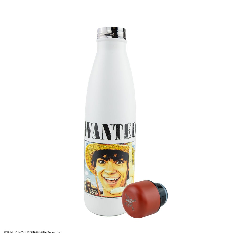 One Piece Thermo Water Wanted Luffy P035412