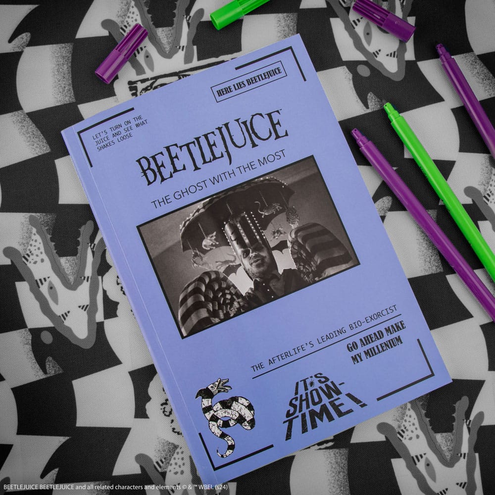Beetlejuice Notebook It's Show Time P035430