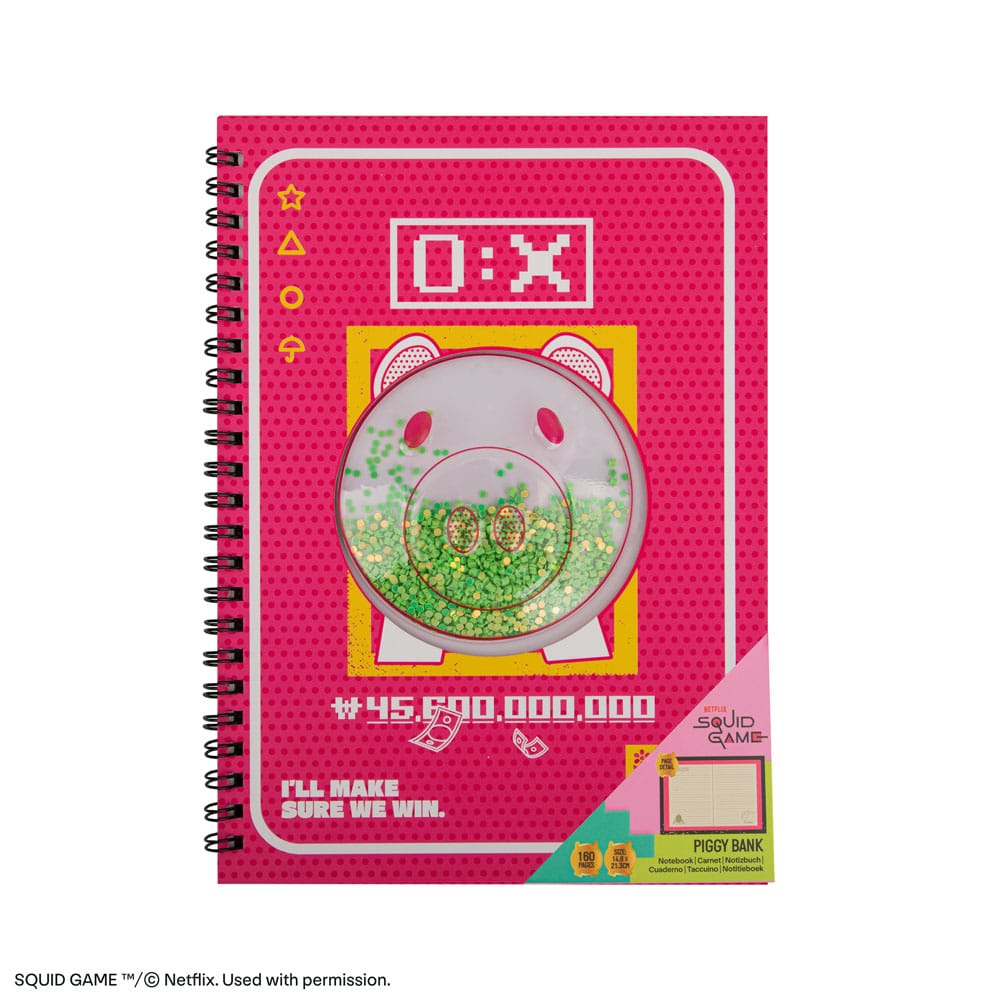 Squid Game Notebook Piggy Bank P035435