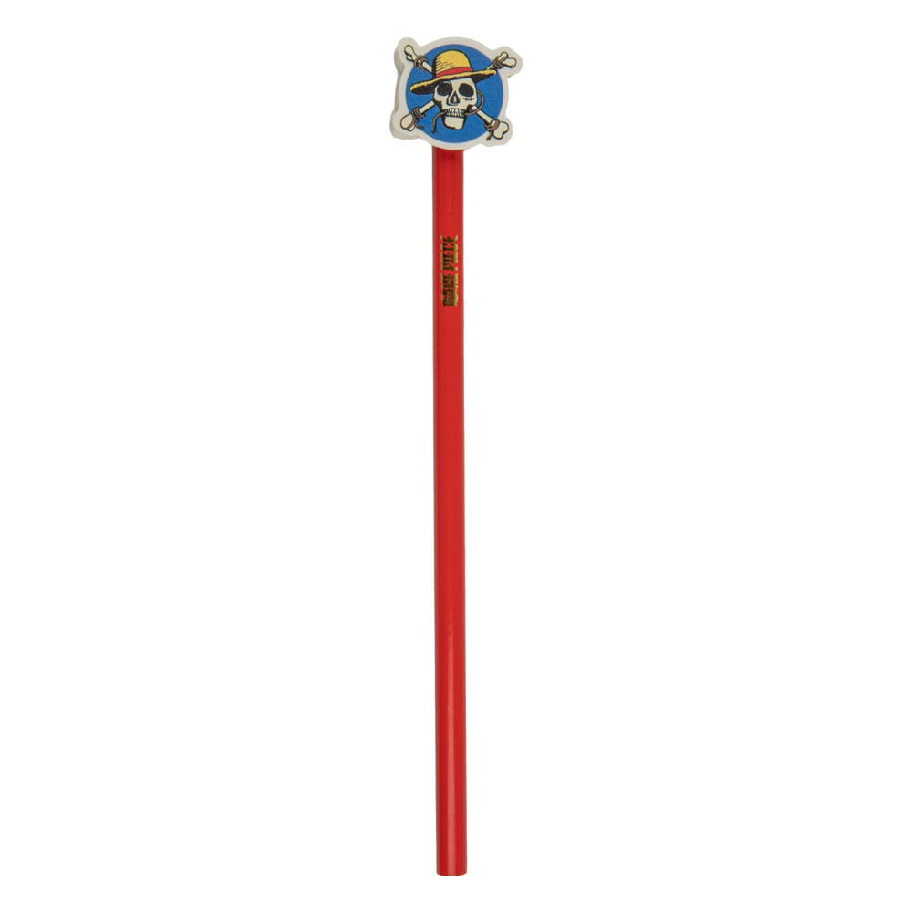 One Piece Pencils with Eraser Topper Luffy P035465