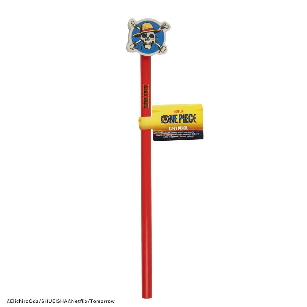 One Piece Pencils with Eraser Topper Luffy P035465