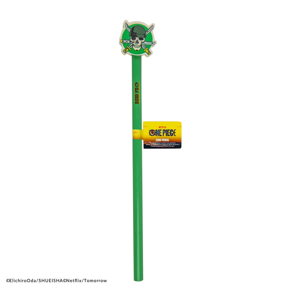 One Piece Pencils with Eraser Topper Zoro P035466