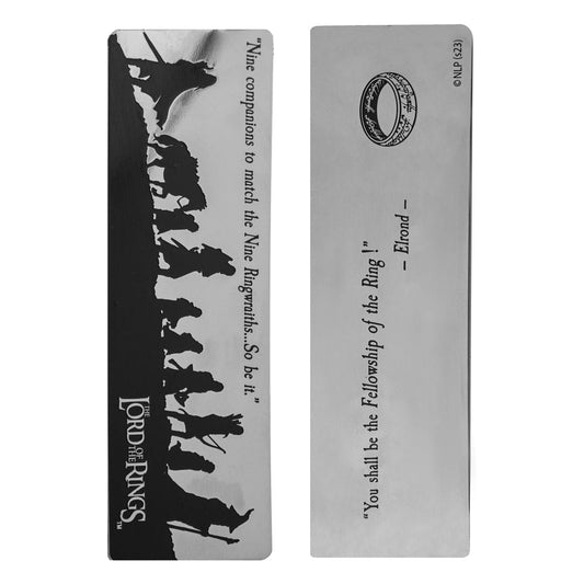 Lord of the Rings Bookmark Fellowship of the Ring 14 x 4 cm P035468