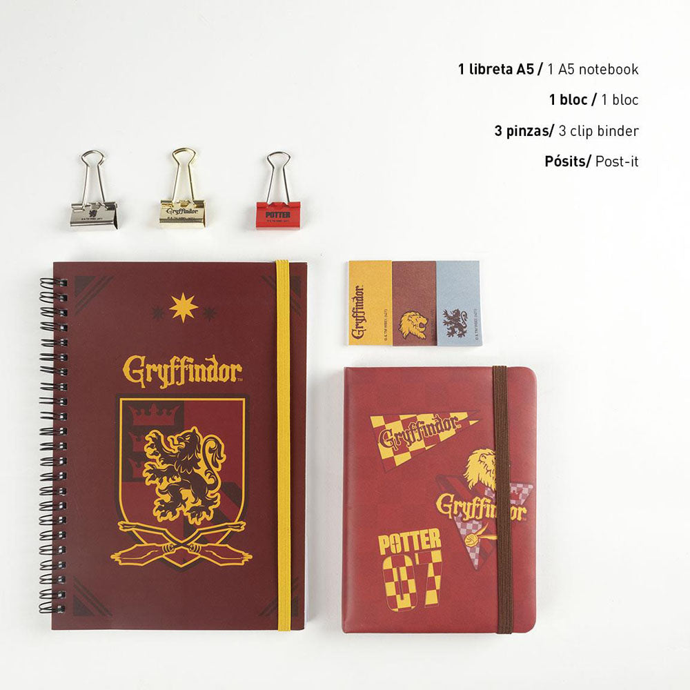 Harry Potter Stationery Set Gryffindor P035500