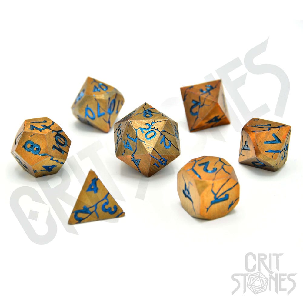 CritStones Metal Dice Set Sundered Spells (7) P035555