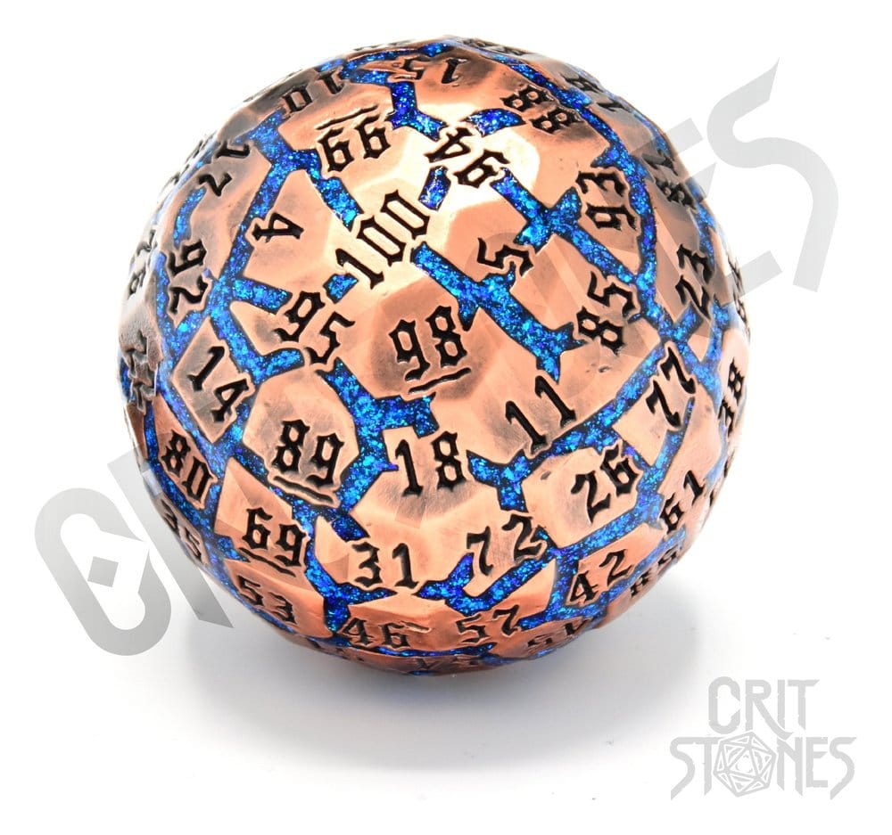CritStones Metal Dice D100 Hextech Orb P071142