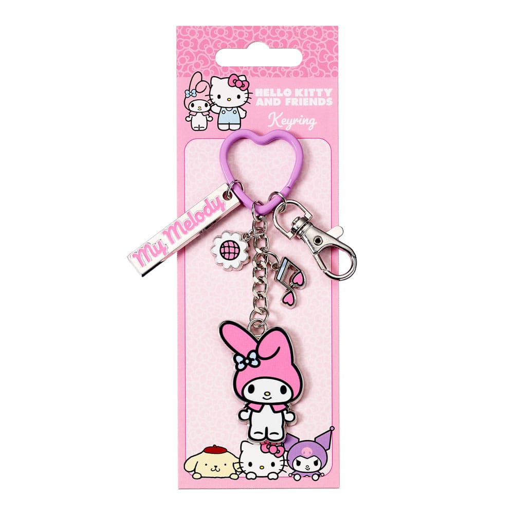 Hello Kitty Key Chain with My Melody Charms 15 cm P035597