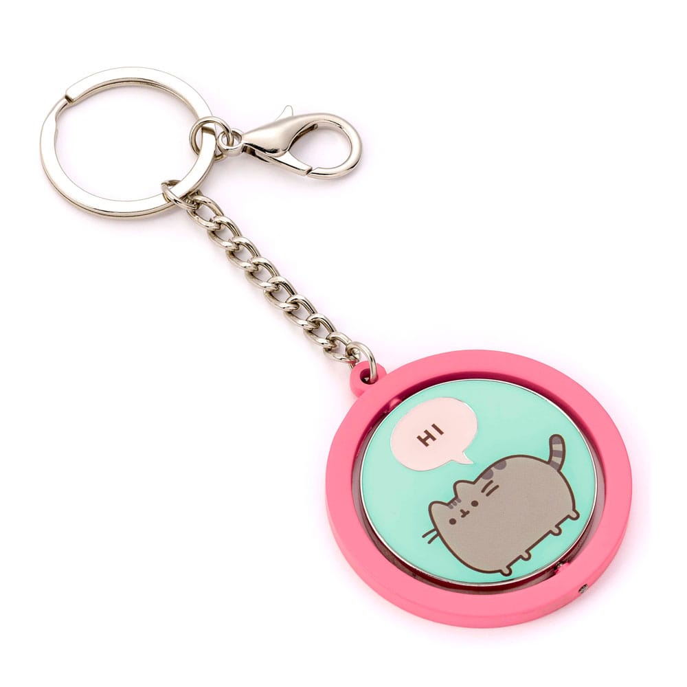 Pusheen Keychain ''Hi , Bye'' Spinning