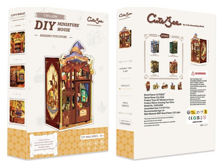 Book Nook Amazing Toy Store 17 x 12 cm P073223