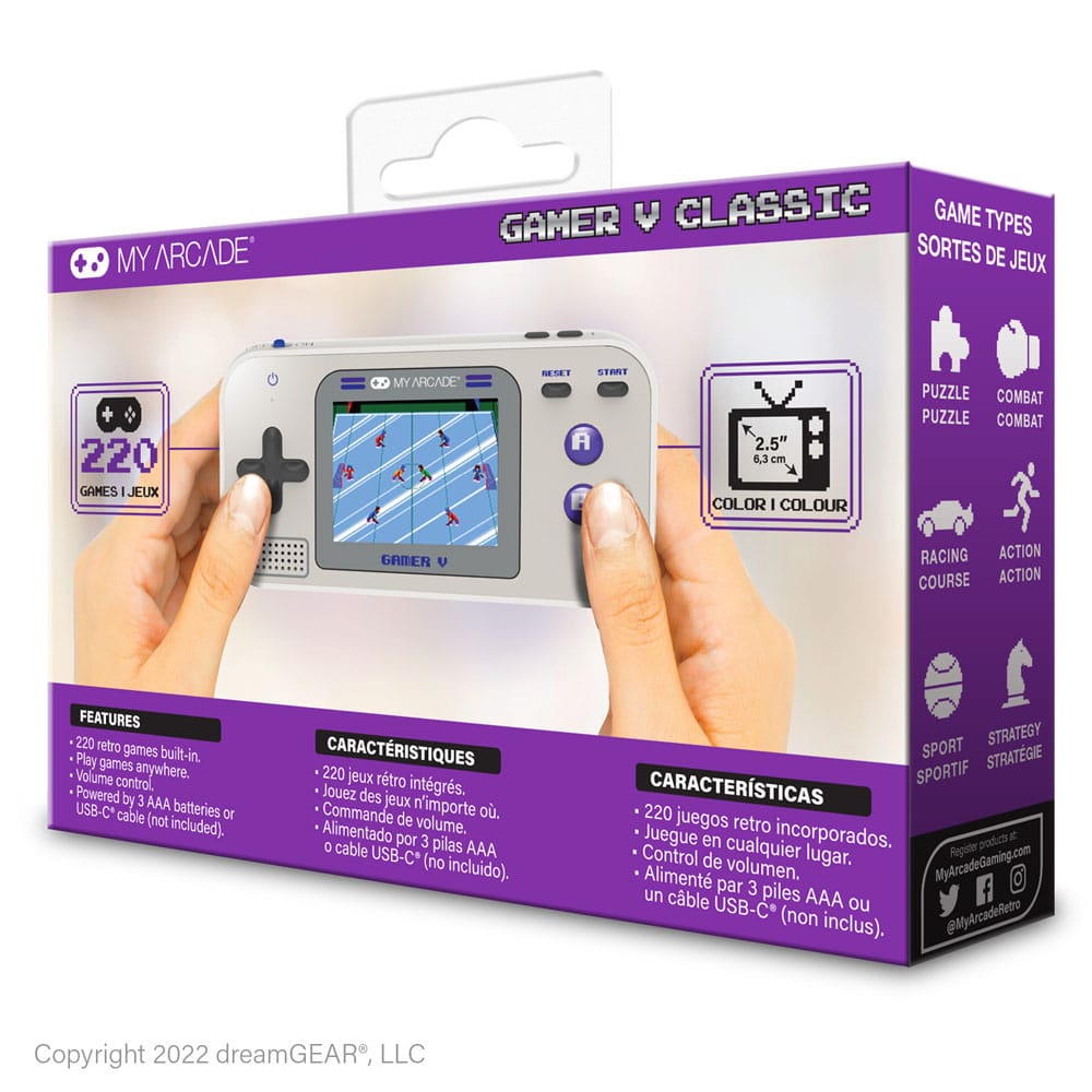 My Arcade Portable Gaming System Gamer V Classic P065820