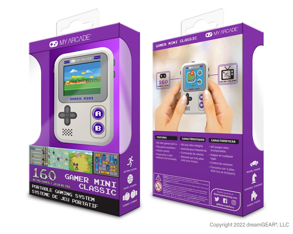 My Arcade Portable Gaming System Gamer Mini Classic P065821
