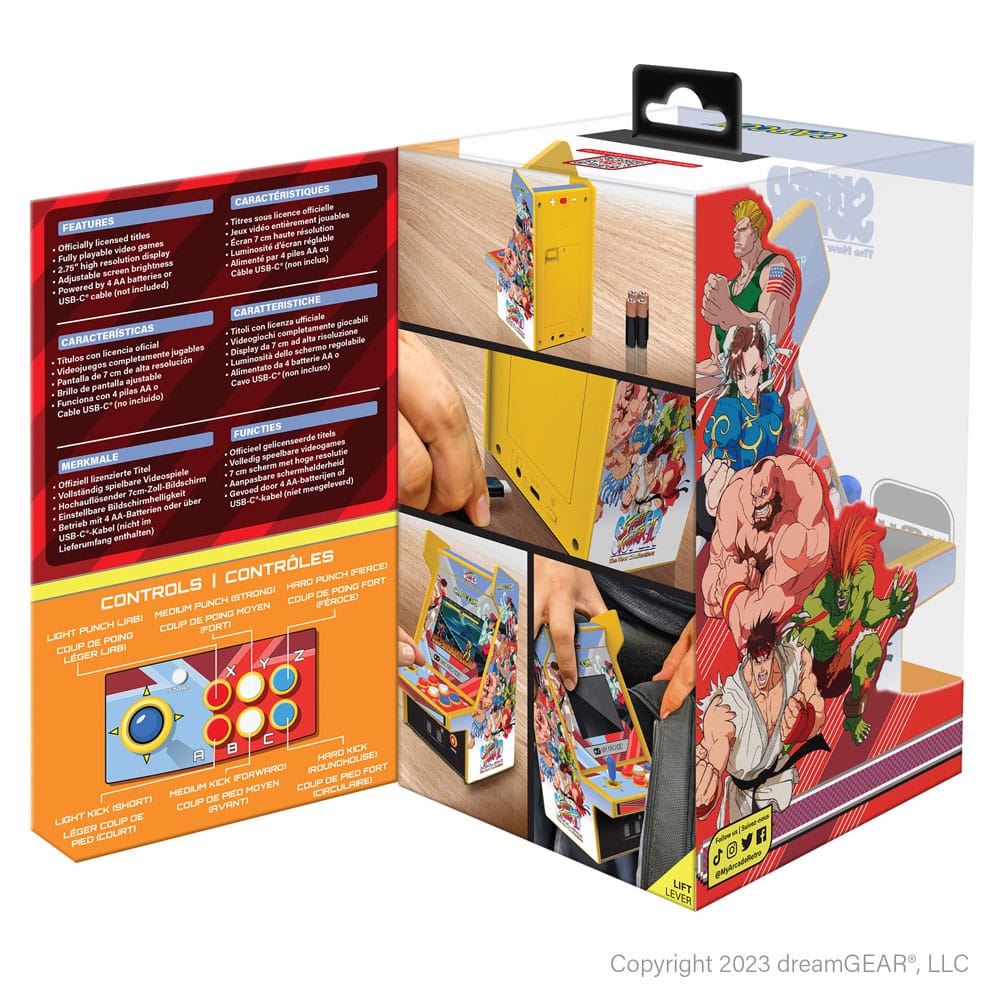 Super Street Fighter II Portable Retro Arcade Micro Player Pro P065825