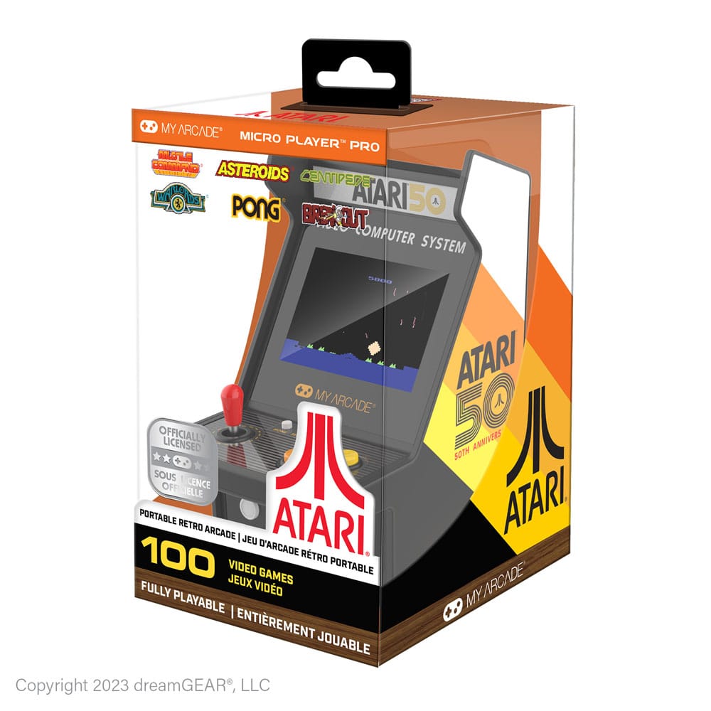 Atari Portable Retro Arcade Micro Player Pro P065829
