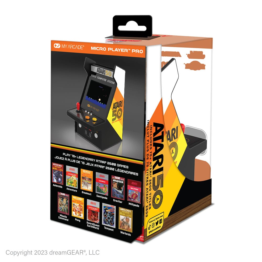 Atari Portable Retro Arcade Micro Player Pro P065829