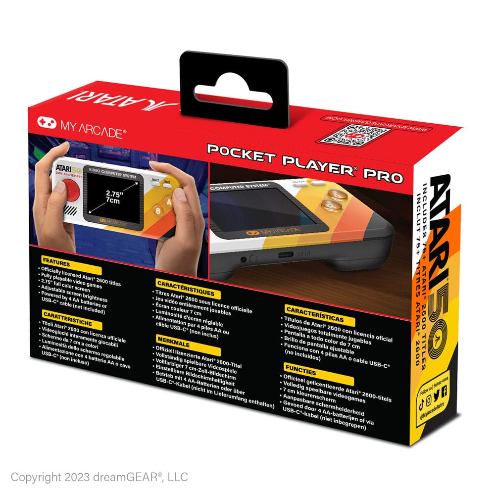 Atari Portable Gaming System Pocket Player Pro P065830