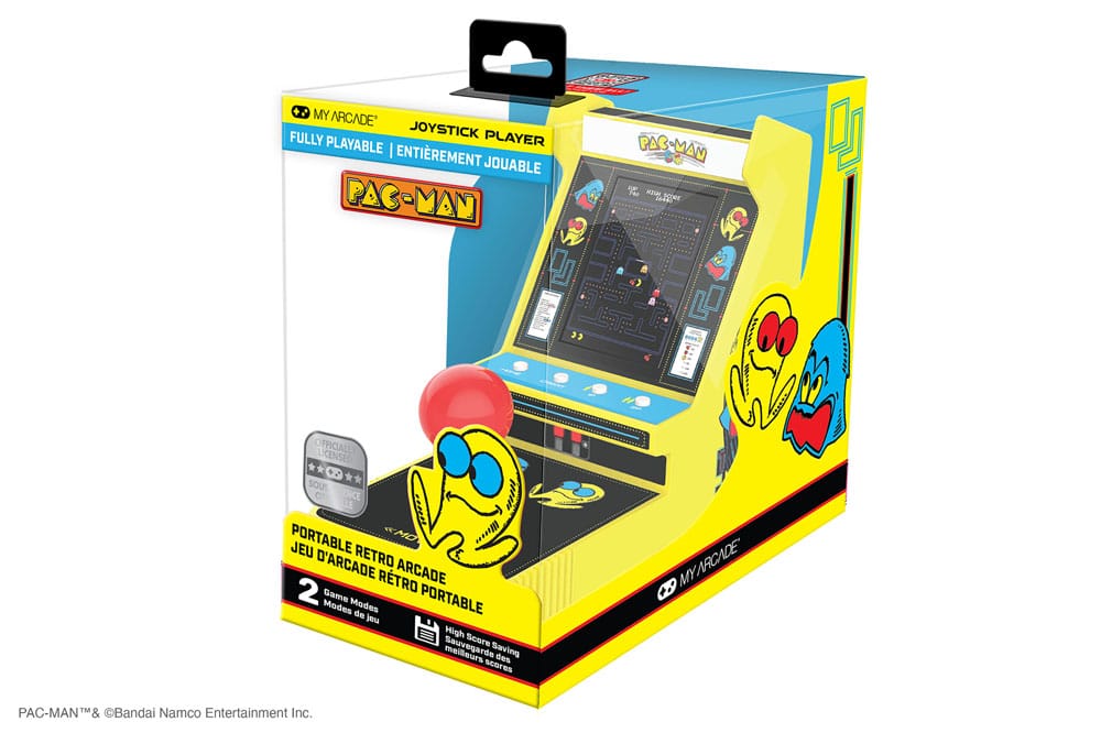 Pac-Man Portable Retro Arcade Joystick Player P065833