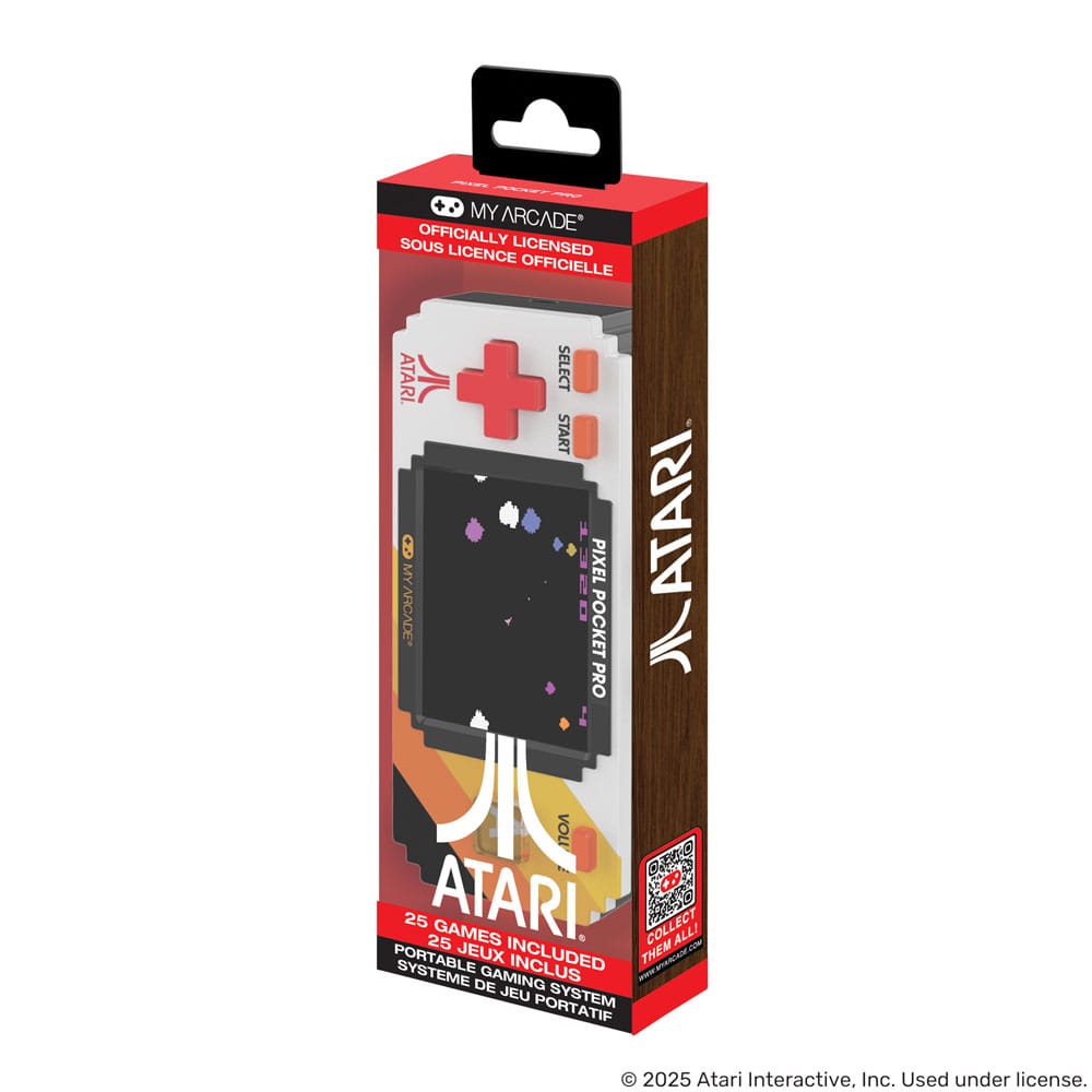 My Arcade Atari Portable Gaming System Pixel Pocket Pro P065838