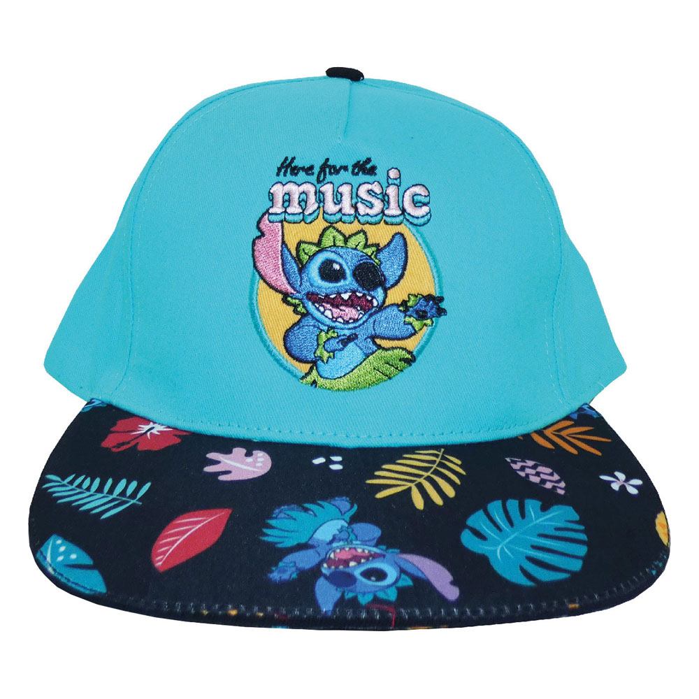 Lilo & Stitch Curved Bill Cap Here For The Music P036057