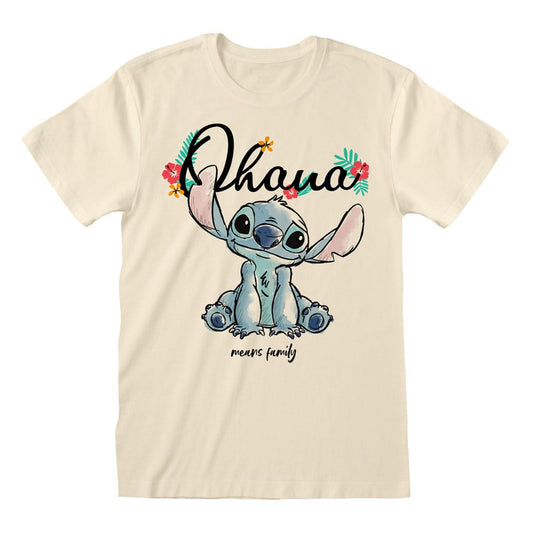 Lilo & Stitch T-Shirt Ohana Means Family  Size S P036089