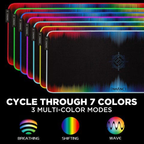 Enhance LED Mouse Mat Multicolor P036327