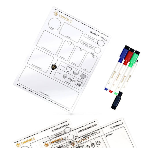 Enhance RPG Series Acrylic Character Sheet Set *English Version* P036359
