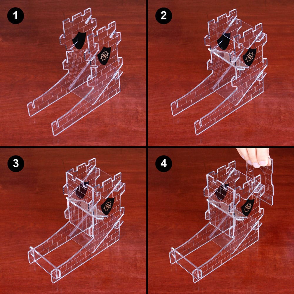 Enhance Tabletop Series Dice Tower Clear P036363