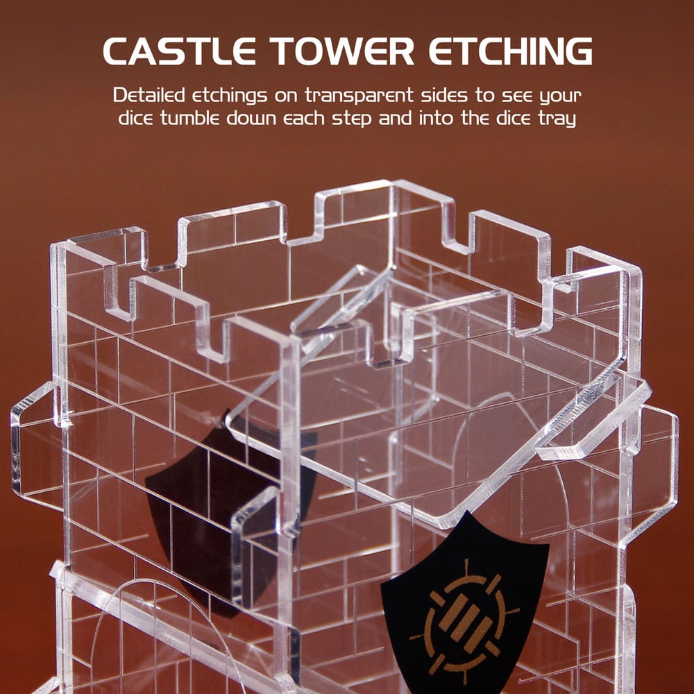 Enhance Tabletop Series Dice Tower Clear P036363