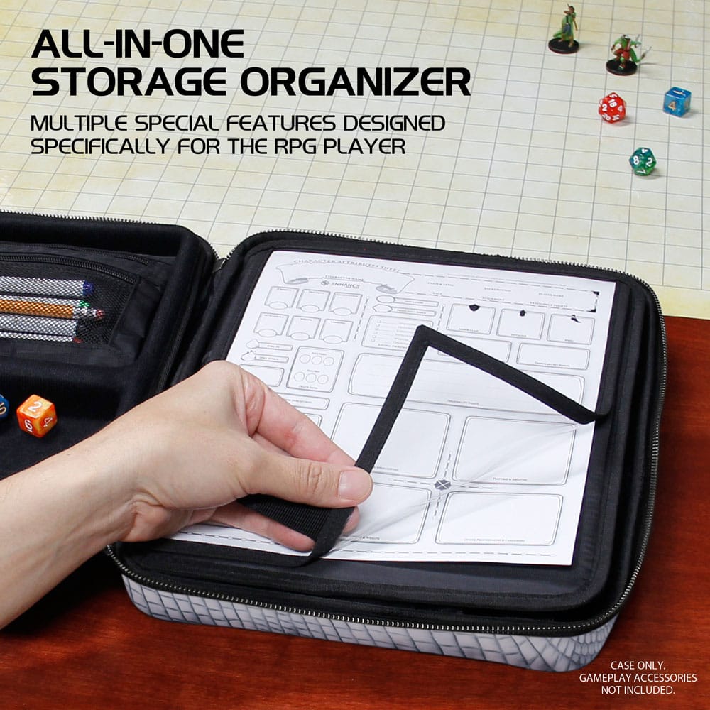 Enhance RPG Series Collector's Edition Organizer Case Silver P036375