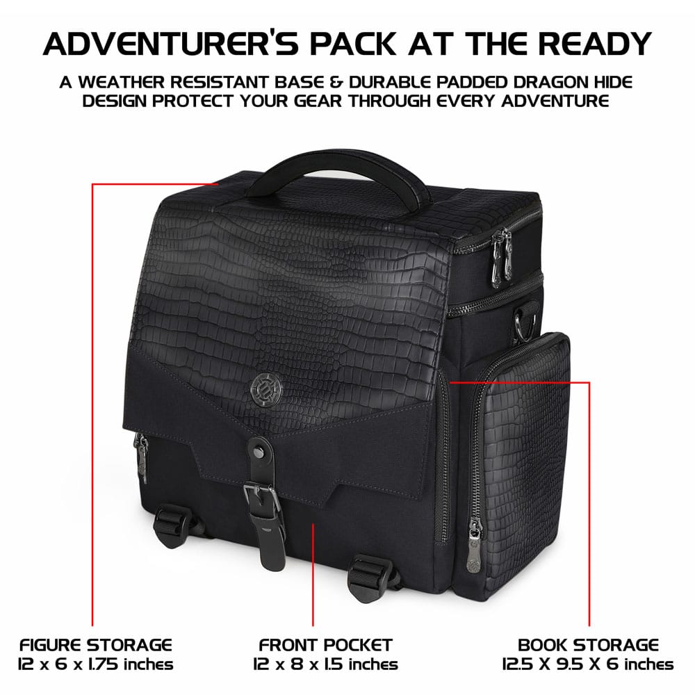 Enhance Tabletop Series Collectors Edition Adventurer's Travel Bag Black P036385