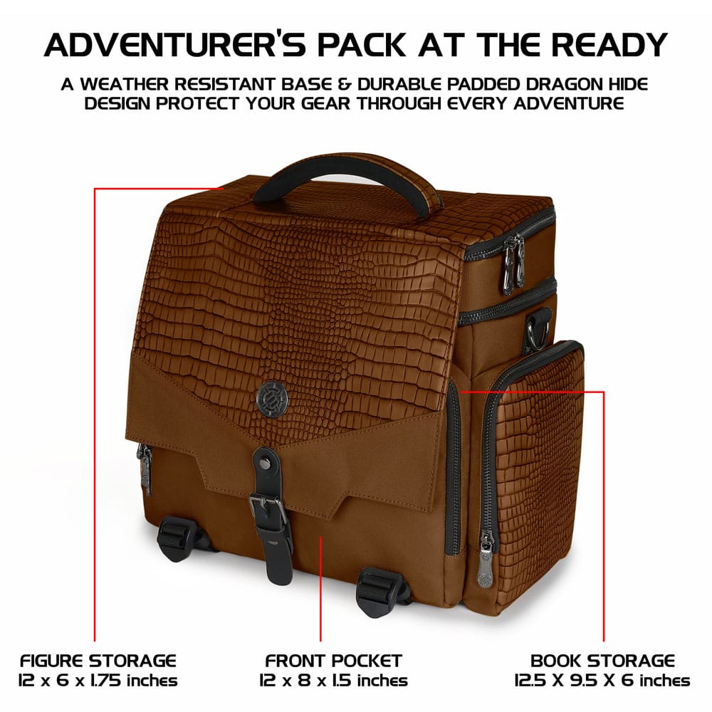 Enhance Tabletop Series Collectors Edition Adventurer's Travel Bag Brown P036387