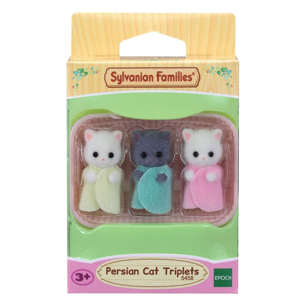 Sylvanian Families: Persian cats triplets figure 2 cm P065520