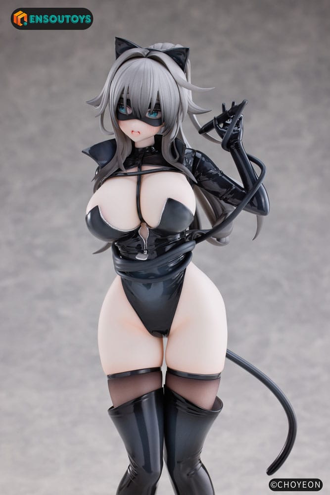 K Pring Original Character Statue 1/6 Cat Woman Happy-chan Different Color Edition 27 cm P036468