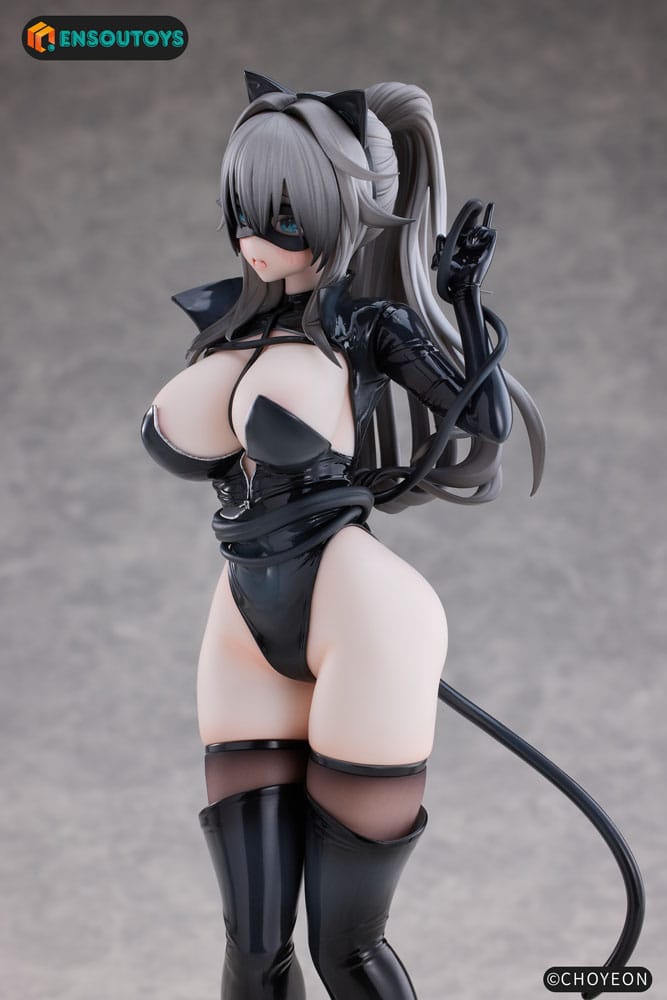 K Pring Original Character Statue 1/6 Cat Woman Happy-chan Different Color Edition 27 cm P036468