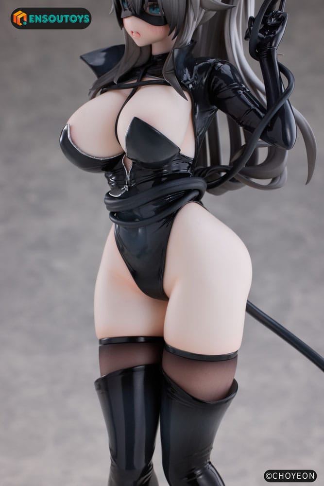 K Pring Original Character Statue 1/6 Cat Woman Happy-chan Different Color Edition 27 cm P036468