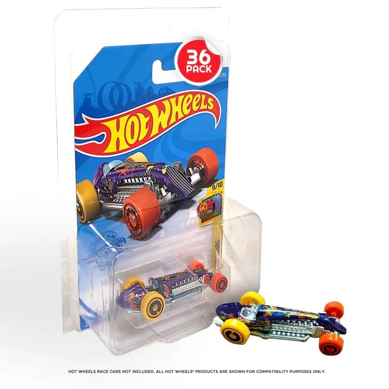 Hot Wheels Blisters 36-Pack for Long Card Mainline P036505
