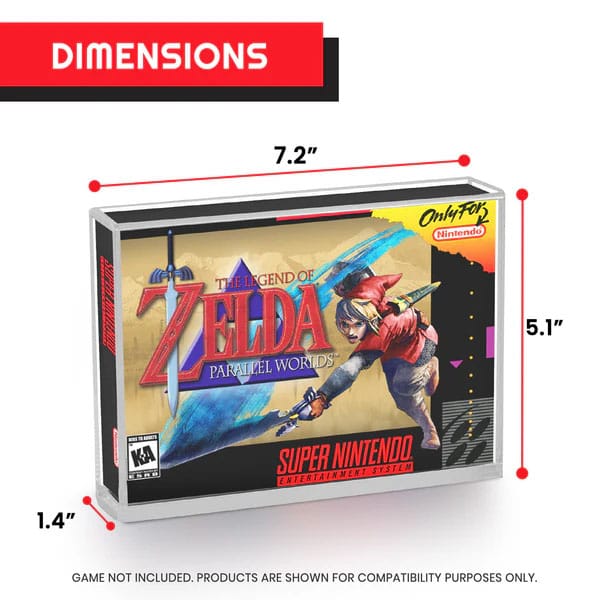 Acrylic Case 2-Pack for SNES/N64 P036515