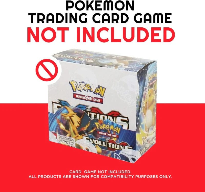 Evoretro Acrylic Display Case for Booster Boxes / Elite Trainer Boxes Ver. 1 with Sliding Lid