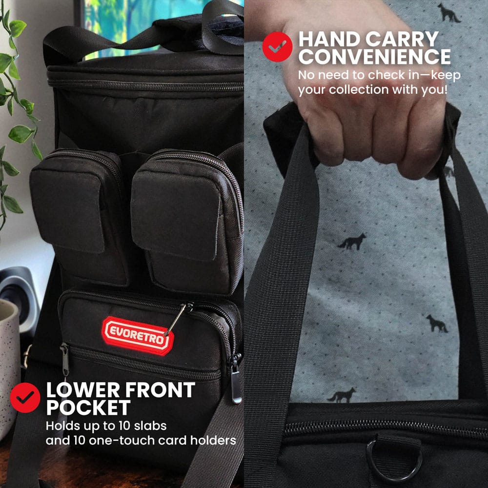 Evoretro Trading Card Backpack Black