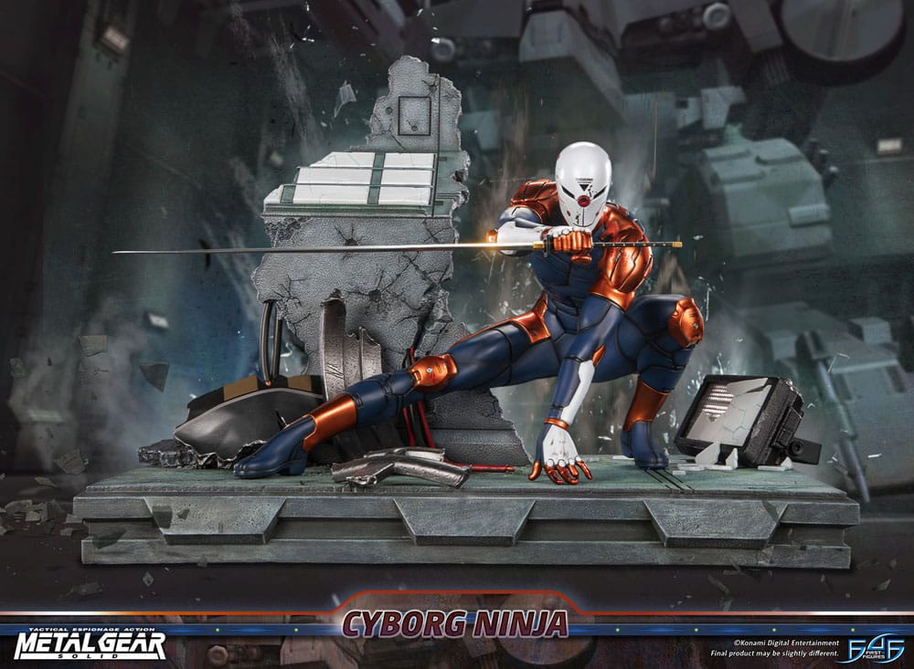 Metal Gear Solid Statue Cyborg Ninja (Gray Fox) 41 cm P036856