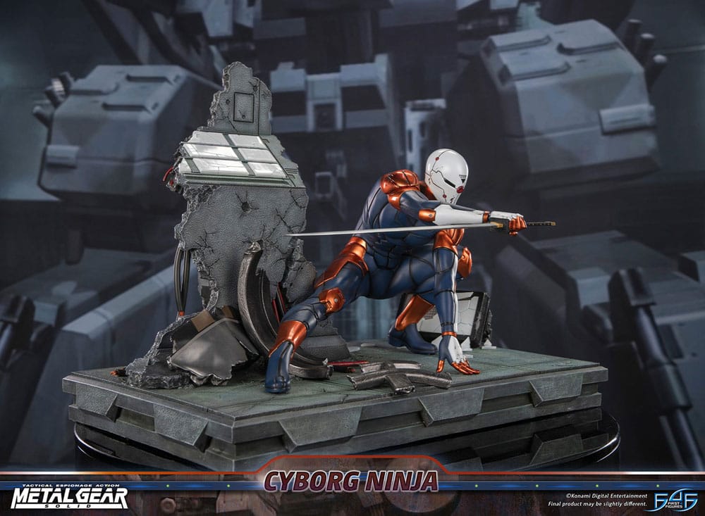 Metal Gear Solid Statue Cyborg Ninja (Gray Fox) 41 cm P036856