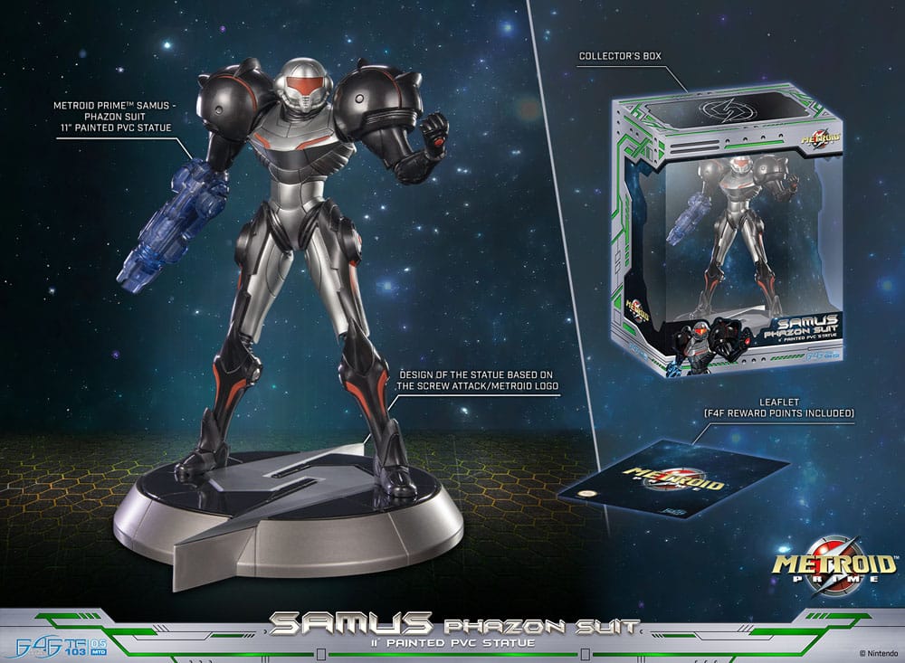 Metroid Prime PVC Statue Samus Phazon Suit Standard Edition 28 cm P036862