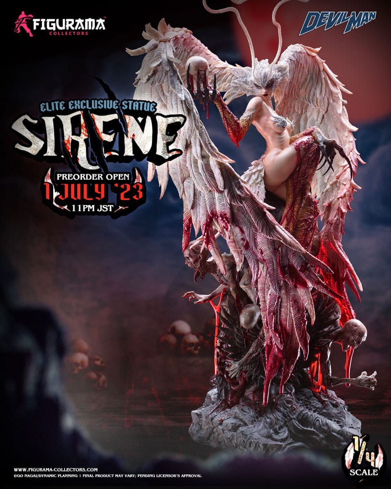 Devilman Elite Exclusive Statue 1/4 Sirene 67 cm P037035