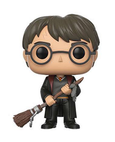 HARRY POTTER POP! MOVIES VINYL FIGURE HARRY WITH FIREBOLT & FEATHER 9 CM P037108