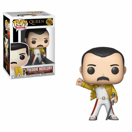 QUEEN POP! ROCKS VINYL FIGURE FREDDIE MERCURY WEMBLEY 1986 9 CM P037170