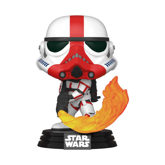 STAR WARS THE MANDALORIAN POP! TV VINYL FIGURE INCINERATOR STORMTROOPER 9 CM P037251