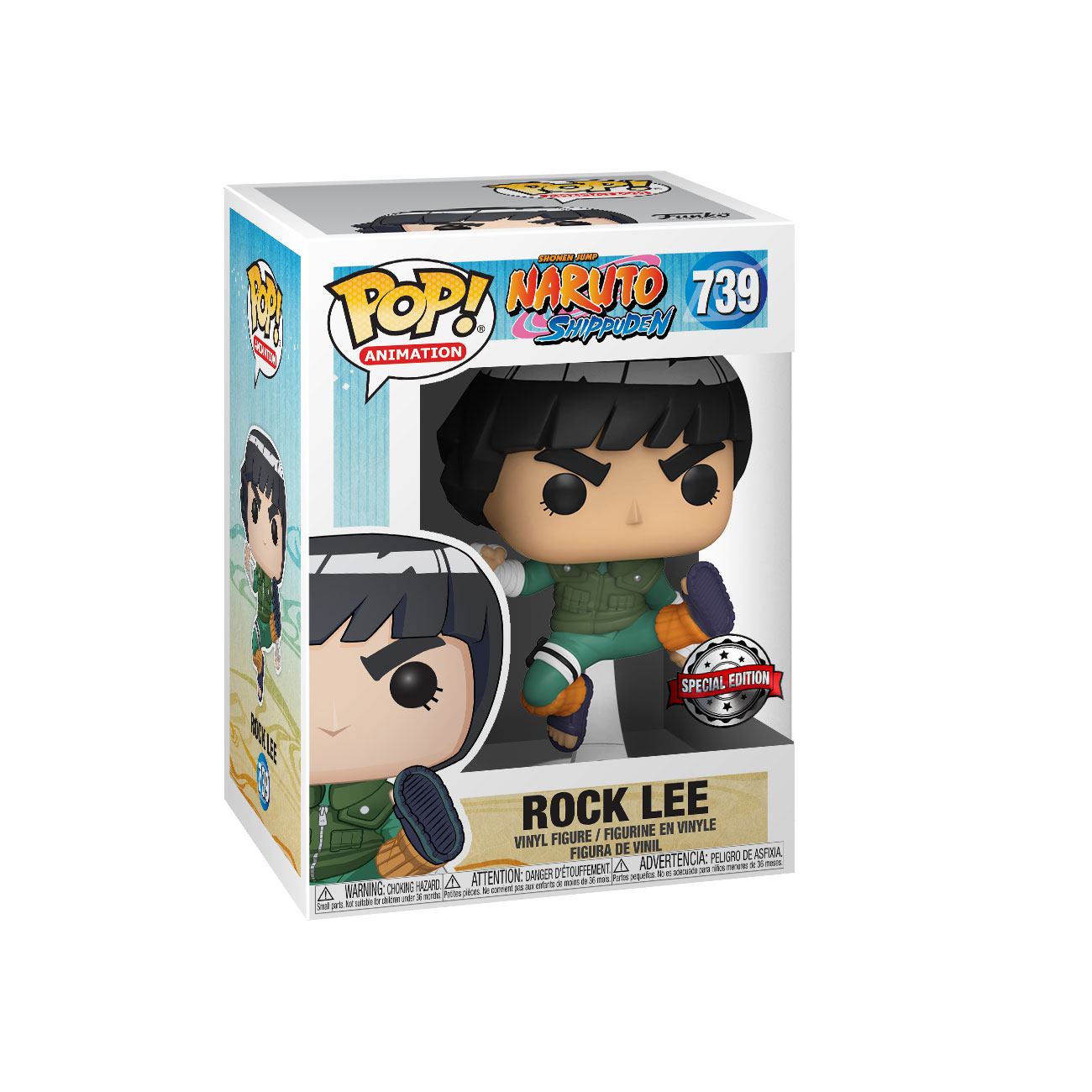 NARUTO POP! ANIMATION VINYL FIGURE ROCK LEE 9 CM P037263