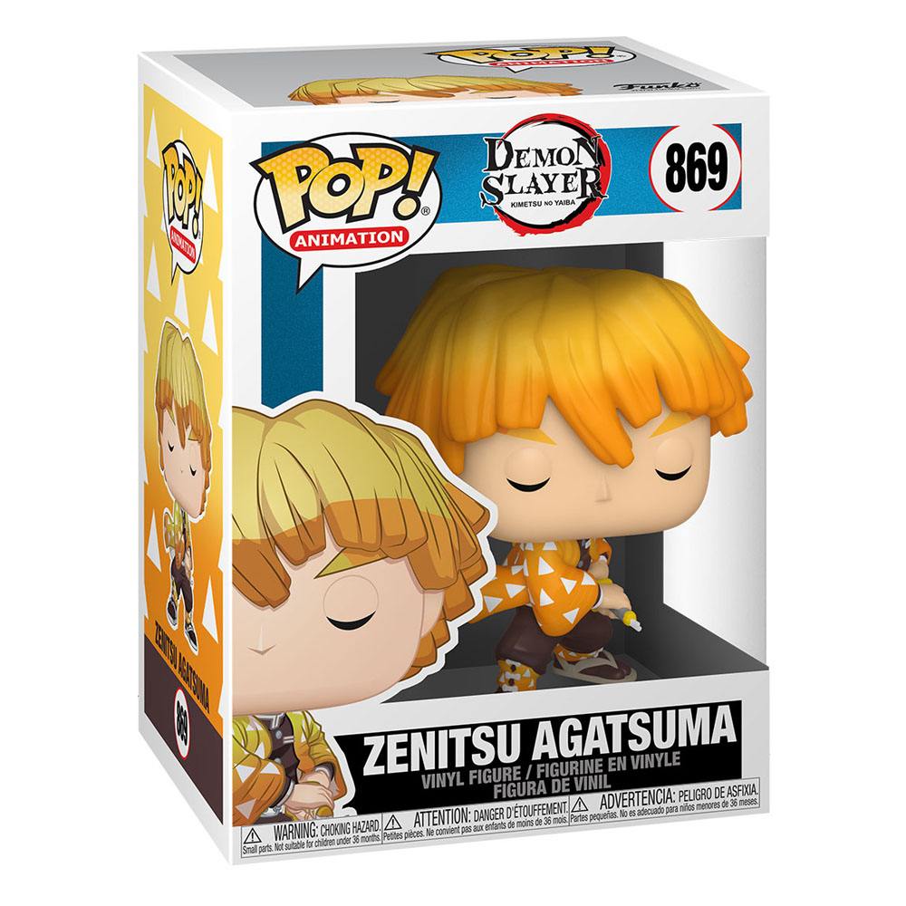 DEMON SLAYER POP! ANIMATION VINYL FIGURE ZENITSU AGATSUMA 9 CM