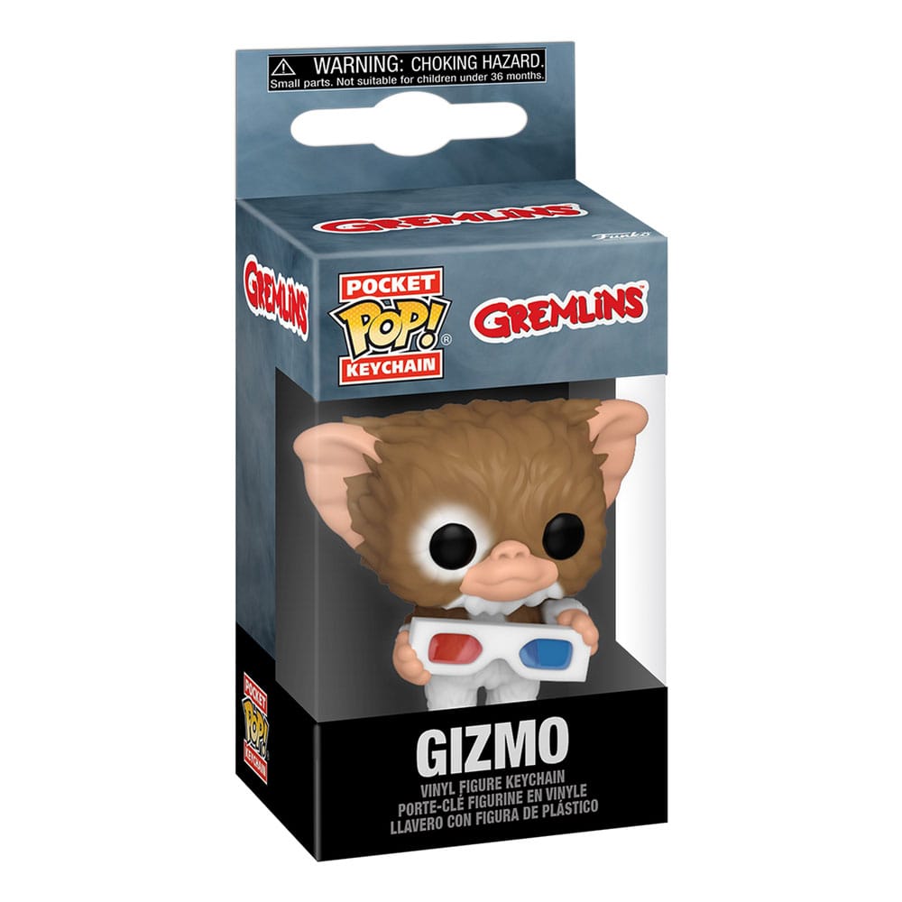 Gremlins Pocket POP! Vinyl Keychains 4 cm Gizmo w/3D Glasses Display (12) P067966