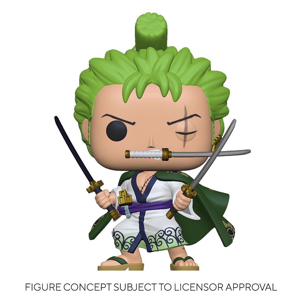 ONE PIECE POP! TELEVISION VINYL FIGURE RORONOA ZORO 9 CM