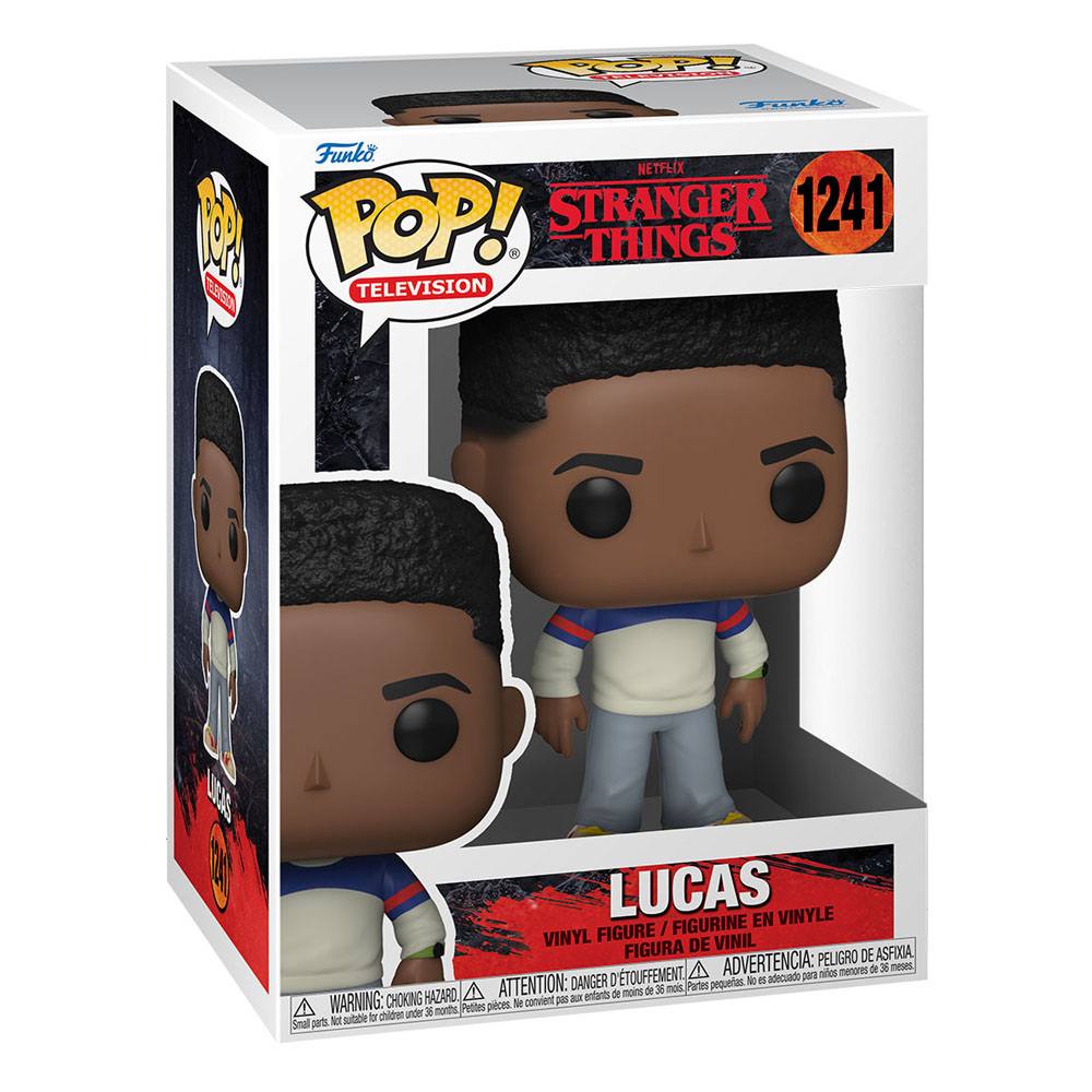 STRANGER THINGS POP! TV VINYL FIGURE LUCAS 9 CM P037525